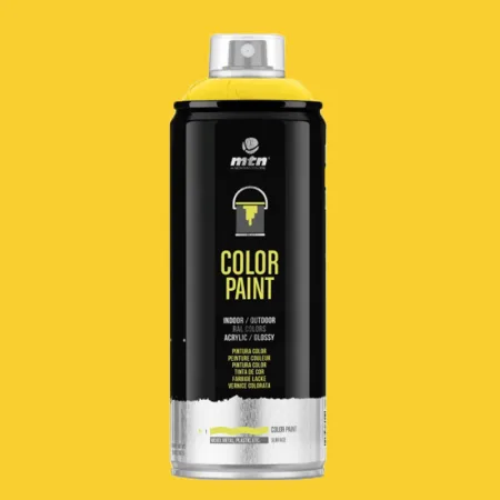Spray MTN PRO RAL Acrílico R-1023 Amarillo Tráfico