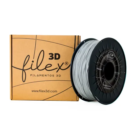 Filamento Filex3d PLA 850 1KG 1.75 Gris
