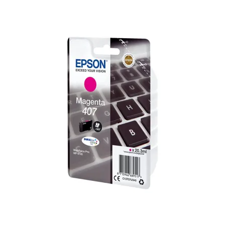 Cartucho de tinta original Epson 407 magenta · C13T07U340