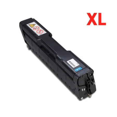 Tóner compatible Ricoh MC250 / PC301 XL cian · 408341/MC250HC