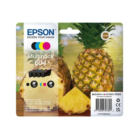 Cartucho de tinta original Epson Pack 4x 604 · C13T10G64010