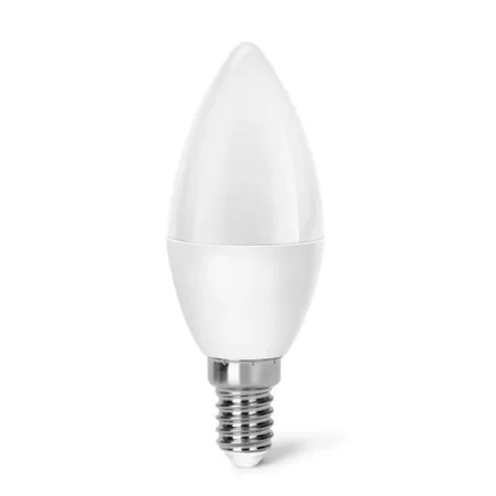 Bombilla LED A5 C37 / 6W E14 luz blanca 6400K