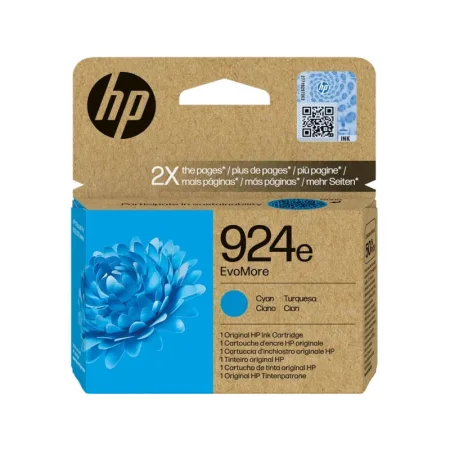 Cartucho de tinta original HP 924e cian · 4K0U7NE