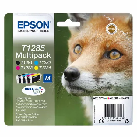 Cartucho de tinta original Epson T1285 Pack 4 · C13T12854012