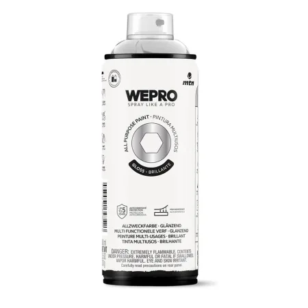 Spray MTN WEPRO Solvent Brillante PLATA