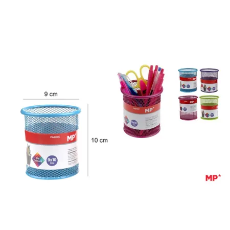 Portalápices Redondo Colores 10x9cm MP