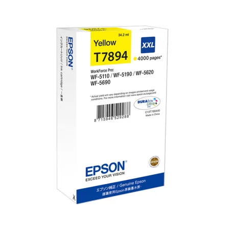 Cartucho de tinta original Epson T7894 amarillo · C13T789440