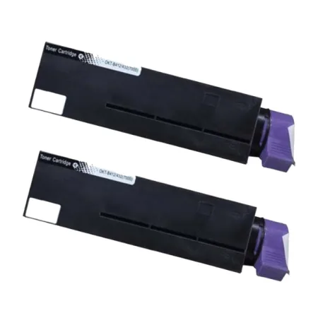 Pack 2 tóner compatibles OKI B412 / B432 / B512 / MB472 / MB492 / MB562 (7k) negro