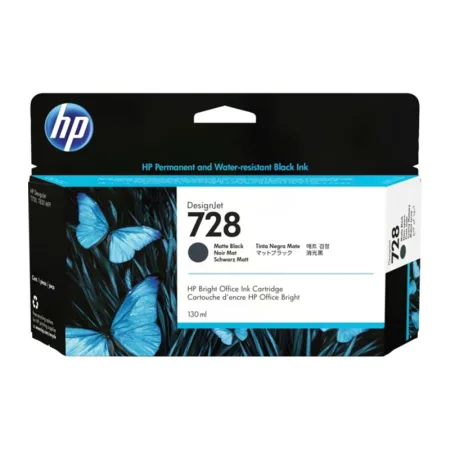 Cartucho de tinta original HP 728 Mate negro mate · 3WX25A