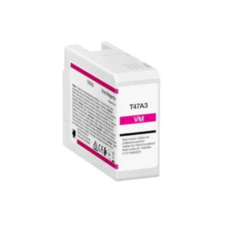 Cartucho de tinta compatible Epson T47A3 Vivido Pigmentado magenta pigmentada