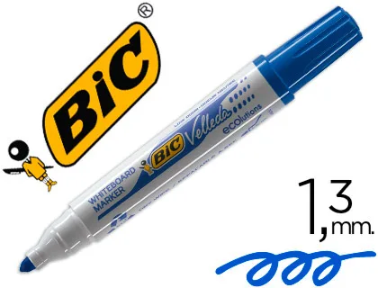 Rotulador Bic Velleda Azul 1.3mm