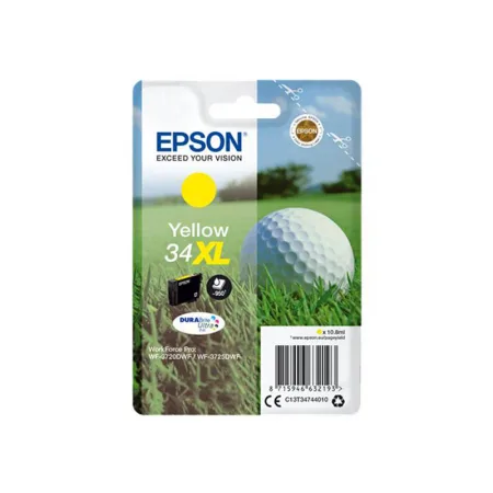 Cartucho de tinta original Epson T3474 / 34XL amarillo · C13T34744010
