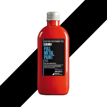 GROG Full Metal Paint Death Black 200 ml