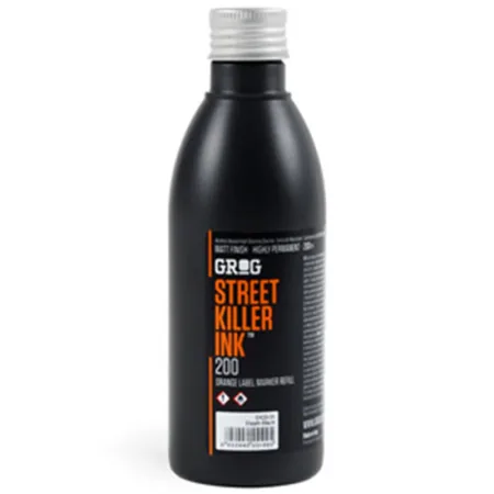Grog street killer ink negra 200ml