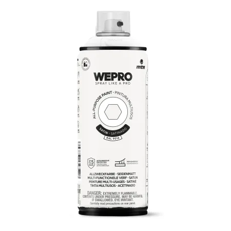 Spray MTN WEPRO Solvent Satinado BLANCO IGLÚ - RAL 9016