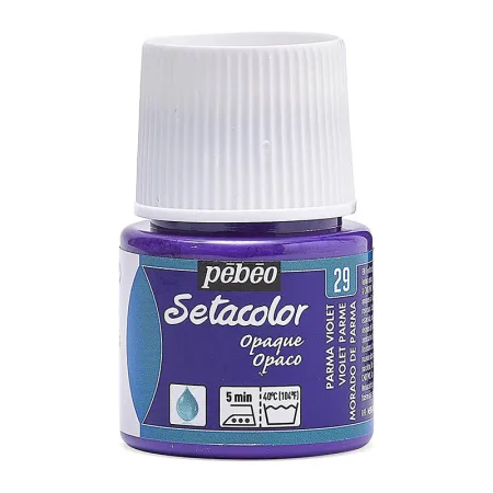 Pintura Pébéo Setacolor Opaco Violeta Parma 45 ml