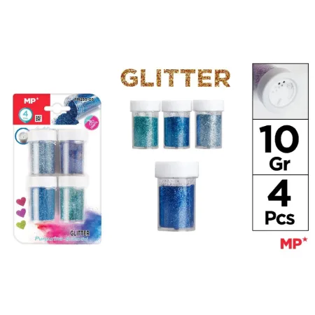 Set de Purpurina Mezcla Azul PM253-05