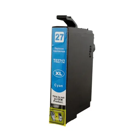 Cartucho de tinta compatible Epson T2712 27XL cian · C13T27124010