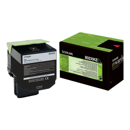 Tóner original Lexmark CX410 / CX510 negro · 80C2HK0 / 80C2HKE / 802HK