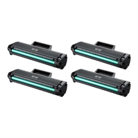 Pack 4 tóner compatibles HP 106A / W1106A negro