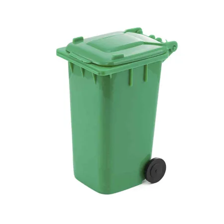 Lapicero Contenedor con Ruedas Verde
