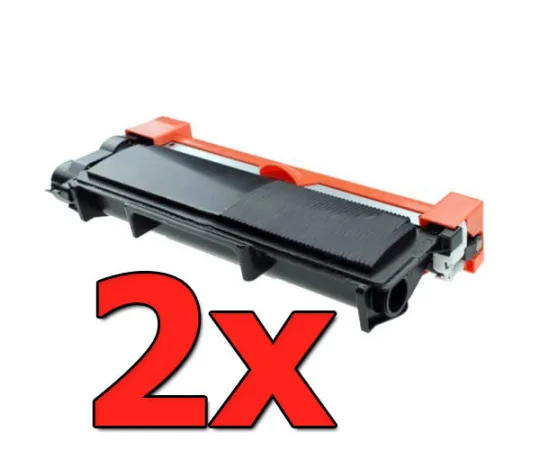 Pack 2 tóner compatibles Brother TN-2420 negro