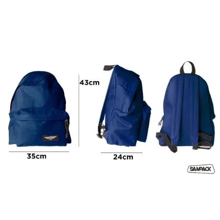 Mochila Eco Grande Azul Marino