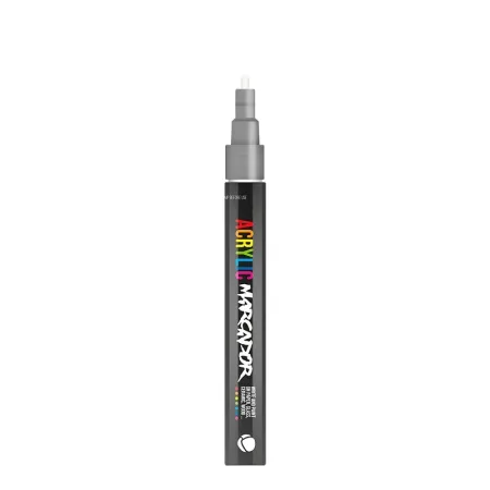 MTN Marcador Acrílico Plata 1mm