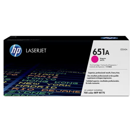 Tóner original HP CE343A / 651A magenta