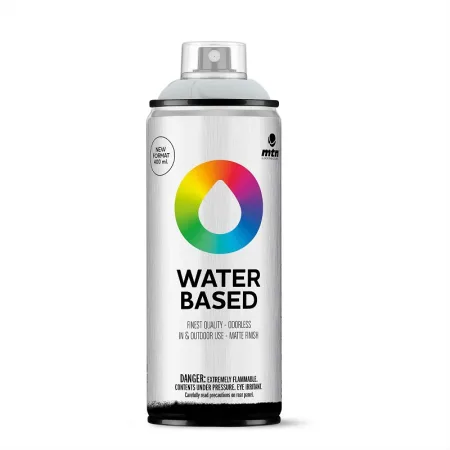 Spray de Pintura MTN Water Based Gris Claro (400 ml)
