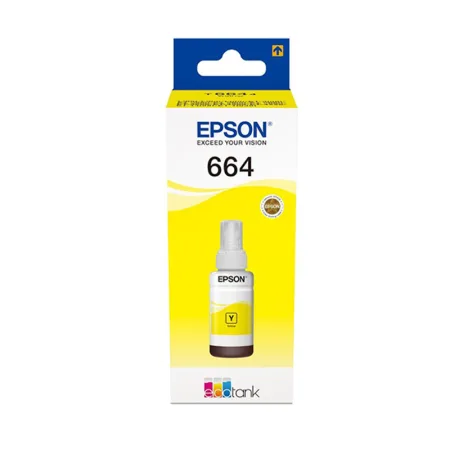 Cartucho de tinta original Epson T6644 Botella amarillo · C13T664440