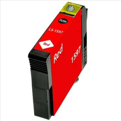 Cartucho de tinta compatible Epson T1597 ROJO rojo · C13T15974010