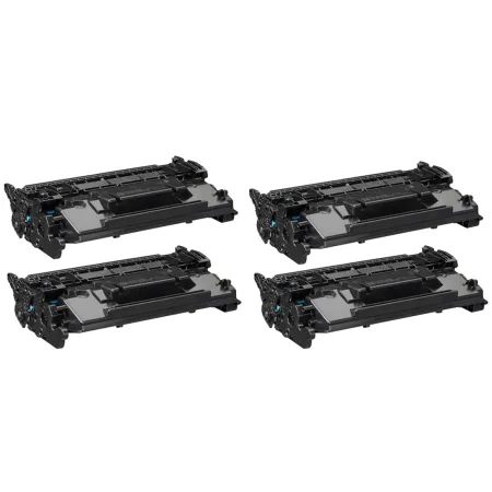 Pack 4 tóner compatibles HP W1490X negro
