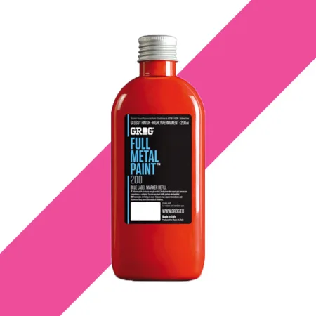 GROG Full Metal Paint Neon Fuscsia 200 ml