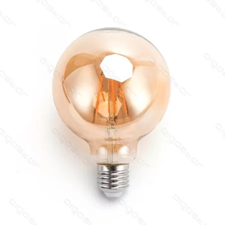 Bombilla de Filamento LED E27 G95 6W Luz Cálida 2200K