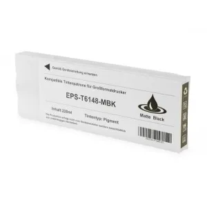 Cartucho de tinta compatible Epson T6148 / T6141 Mate negro mate