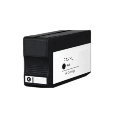 Cartucho de tinta compatible HP 712XL negro · 3ED71A