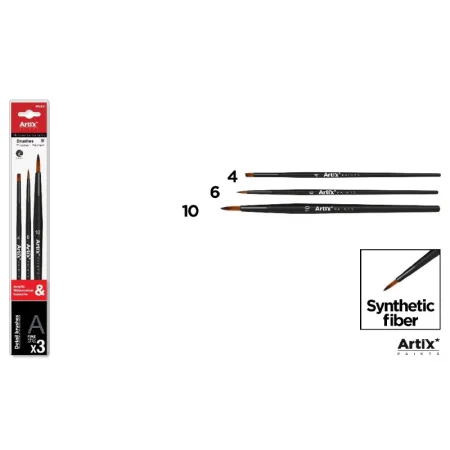 Pincel Profesional Sintetico 3u (6, 10, 4)
