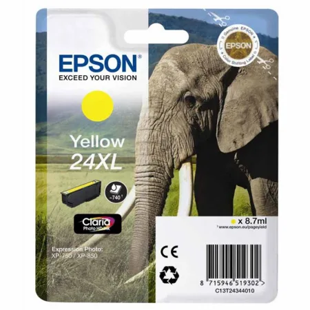 Cartucho de tinta original Epson T2434 (24XL) amarillo · C13T24344012