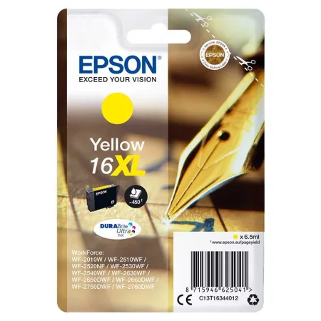 Cartucho de tinta original Epson T1634 amarillo · C13T16344012