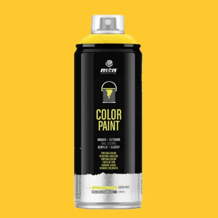 Spray MTN PRO RAL Acrílico R-1021 Amarillo Claro