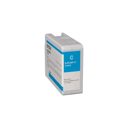 Cartucho de tinta original Epson SJIC36P cian · C13T44C240