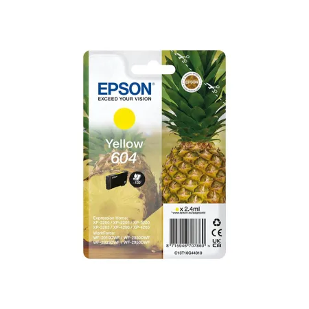 Cartucho de tinta original Epson 604 amarillo · C13T10G44010