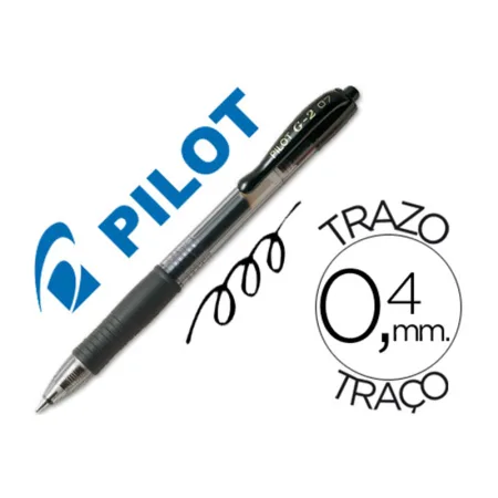 Pilot G-2. roller tinta de gel 0,7MM negro