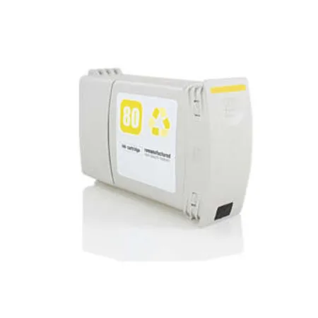 Cartucho de tinta compatible HP 80 Pigmentada amarillo · C4848A