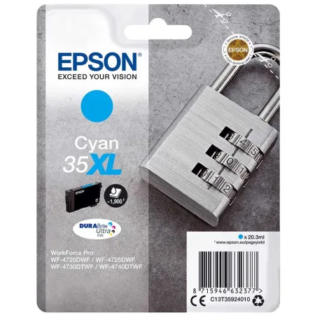 Cartucho de tinta original Epson T3592 / 35XL cian · C13T35924010