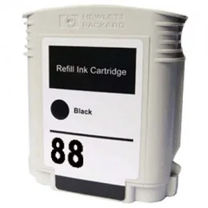 Cartucho de tinta remanufacturado HP 88 XL negro · C9396AE