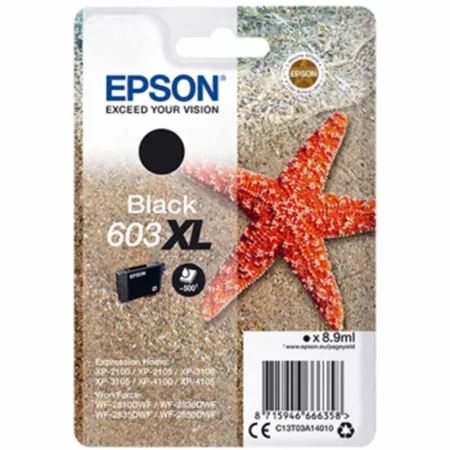 Cartucho de tinta original Epson 603XL negro · C13T03A14010