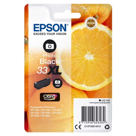 Cartucho de tinta original Epson T3361 / 33XL Photo negro photo