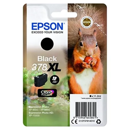 Cartucho de tinta original Epson 378XL negro · C13T37914010